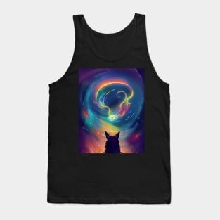 Horse looking and admiring space Tank Top